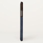 iPhone-draagtas met leder- en denimtextuur Case-Mate iPhone Case (Achterkant / rechts)