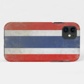 iPhone-draagtas met vlag op Thailand in nood Case-Mate iPhone Case (Achterkant (horizontaal))