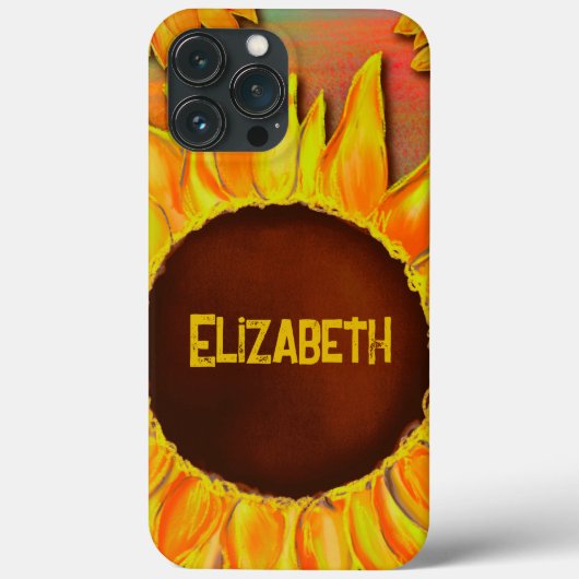 iPhone-draagtas met 'zonnebloem' Case-Mate iPhone Case (Achterkant)