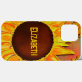 iPhone-draagtas met 'zonnebloem' Case-Mate iPhone Case (Achterkant (horizontaal))