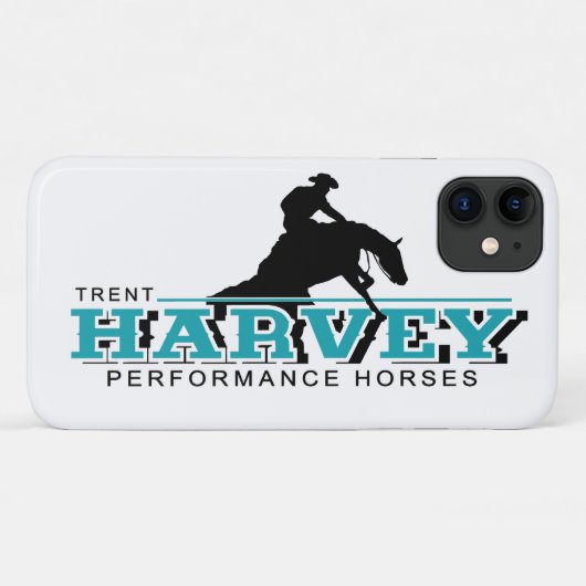 IPhone-draagtas met zwarte logo Case-Mate iPhone Case (Achterkant (horizontaal))