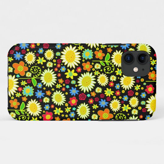 iPhone-draagtas van lente bloemen Case-Mate iPhone Case (Achterkant (horizontaal))