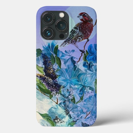iPhone-draagtas voor Finch en Flowers Case-Mate iPhone Case (Achterkant)