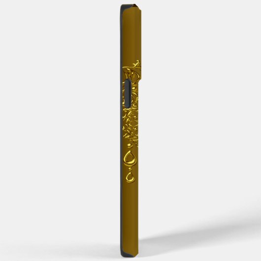 iPhone Elegant Classy Gold Black Case-Mate iPhone Case (Achterkant / Rechts)