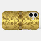 iPhone Elegante Klasse nep goud Damask bloem Case-Mate iPhone Case (Achterkant (horizontaal))