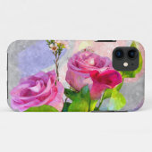 iPhone elf Designer hoesje Floral (Achterkant (horizontaal))