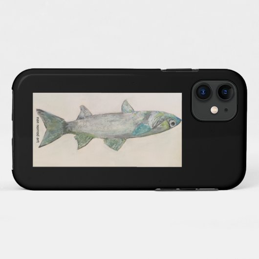 iPhone Fish Hoesje (Achterkant (horizontaal))