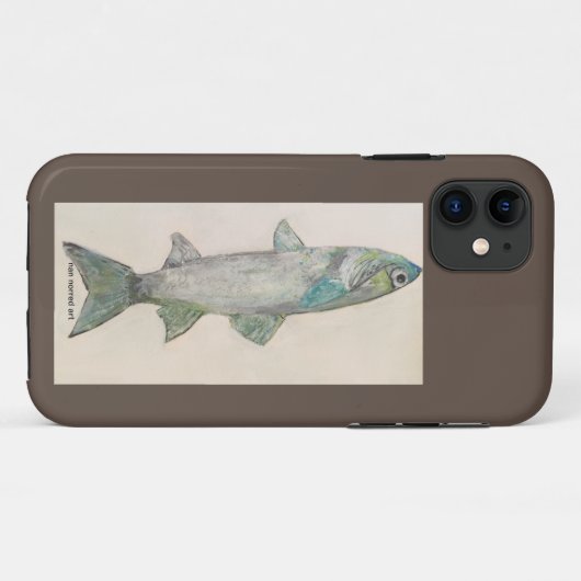 iPhone Fish Hoesje (Achterkant (horizontaal))