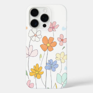 iPhone floral patroon telefoonhoesje 16 Pro Hoesje