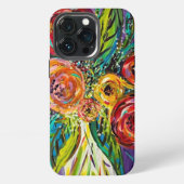 iPhone Flowers Hoesje iPhone 13 Pro Hoesje (Achterkant)