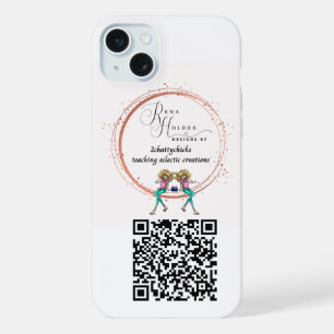 iPhone Gepersonaliseerd Logo QR Code  15 Plus Case