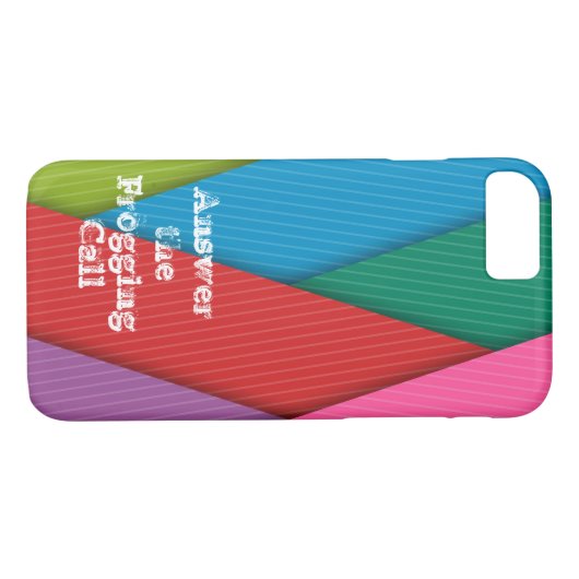 IPhone Gevallen Kleurrijk Case-Mate iPhone Case (Achterkant (Horizontaal))