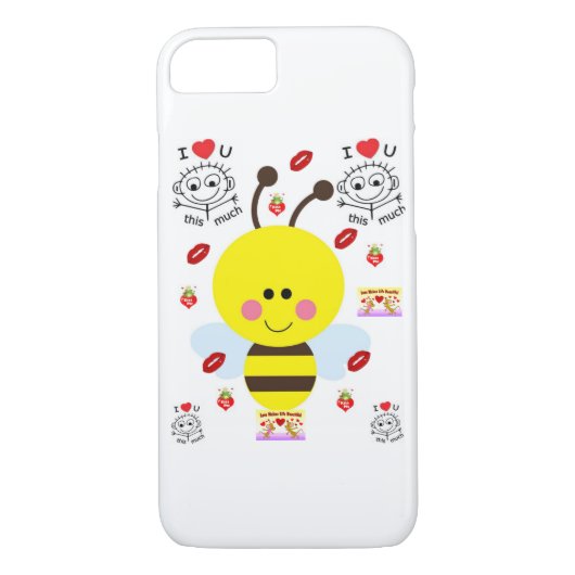 IPhone Gevallen Valentijnsdag Bumblebee Case-Mate iPhone Case (Achterkant)
