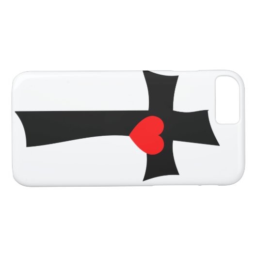 IPhone Gevallen Valentijnsdag kruis Case-Mate iPhone Case (Achterkant (Horizontaal))