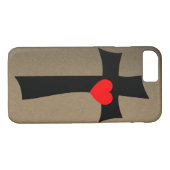 IPhone Gevallen Valentijnsdag kruis Case-Mate iPhone Case (Achterkant (Horizontaal))