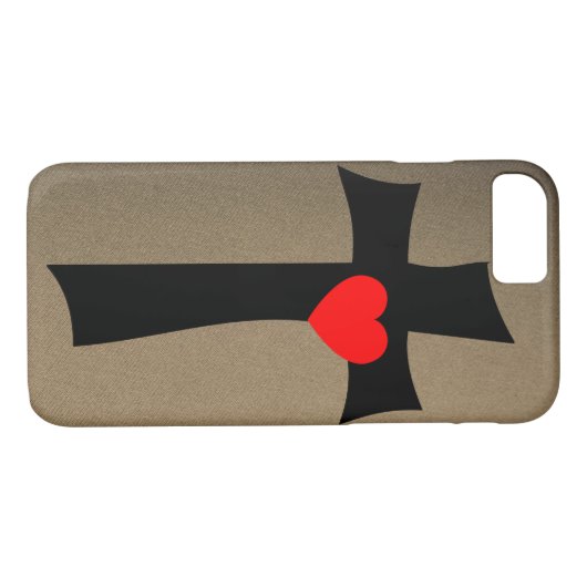 IPhone Gevallen Valentijnsdag kruis Case-Mate iPhone Case (Achterkant (Horizontaal))