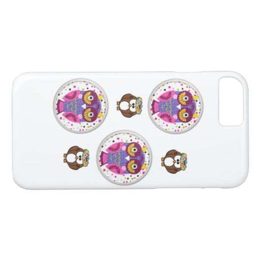 IPhone Gevallen Valentijnsdag Owl Case-Mate iPhone Case (Achterkant (Horizontaal))