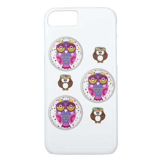 IPhone Gevallen Valentijnsdag Owl Case-Mate iPhone Case (Achterkant)