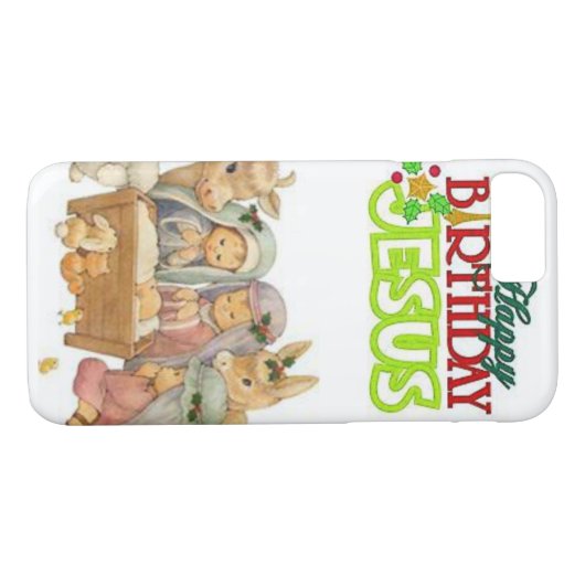 IPhone Gevallen van Kerstmis Jesus Case-Mate iPhone Case (Achterkant (Horizontaal))