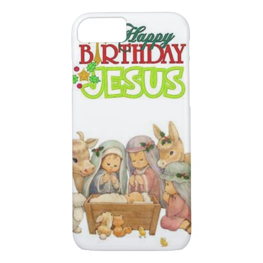 IPhone Gevallen van Kerstmis Jesus Case-Mate iPhone Case (Achterkant)