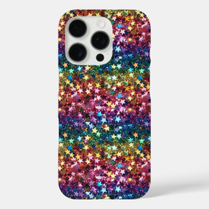 iPhone glitter star patroon telefoonhoesje 16 Pro Hoesje