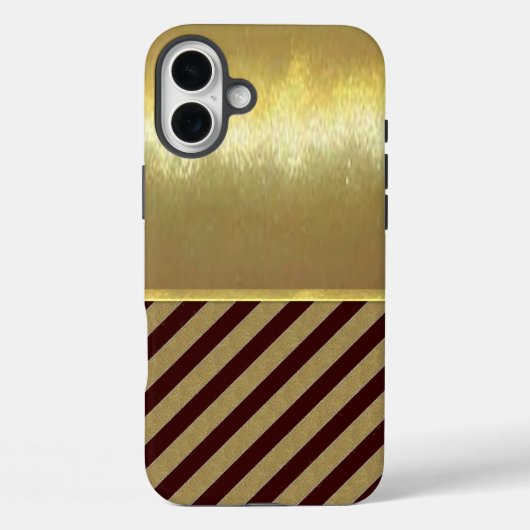 iPhone Goud Design Hoesje (Achterkant)