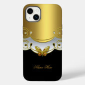 iPhone Groen Goud Zwart Wit Vlinder Case-Mate iPhone Case (Achterkant)