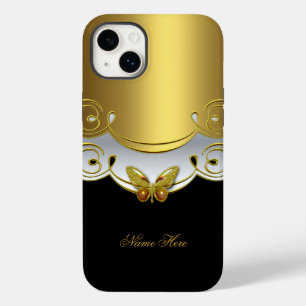iPhone Groen Goud Zwart Wit Vlinder Case-Mate iPhone Case