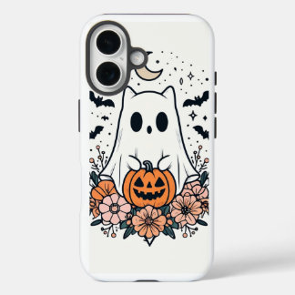iPhone Halloween kawaii ghost iPhone 16 hoesje