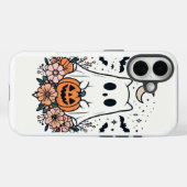 iPhone Halloween kawaii ghost iPhone 16 hoesje (Achterkant (horizontaal))