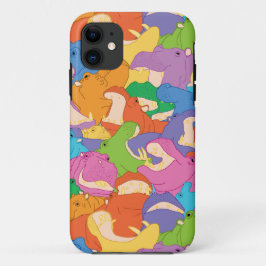 iPhone Hippopotames 11 Hoesje