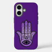 iPhone hoes met Hamsa Hand ontwerp (Achterkant)