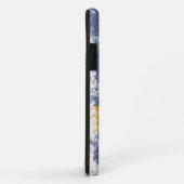 iPhone Hoes met Vlag van Zweden in Distressed Stij (Achterkant/rechts)