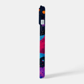 iPhone hoesje _ Abstracte Neon Splatter 15 Case (Linkerkant)