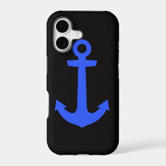 iPhone hoesje Anker zwart & blauw