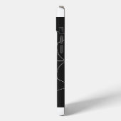 iPhone hoesje backcover met monogram N (Achterkant / Links)