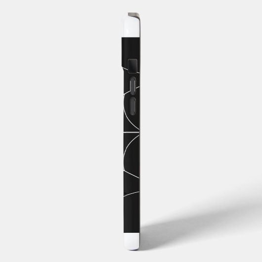 iPhone hoesje backcover met monogram N (Achterkant / Links)