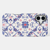 iPhone Hoesje: blauw@roze. Hoesje (Achterkant horizontaal)