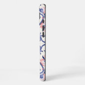 iPhone Hoesje: blauw@roze. Hoesje (Linkerkant)