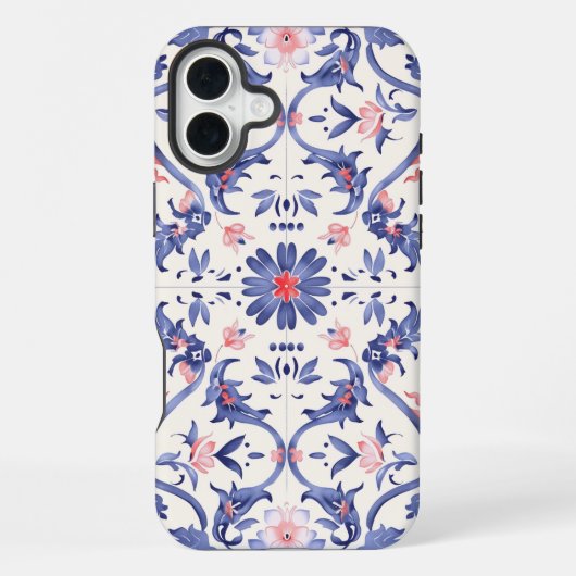 iPhone Hoesje: blauw@roze. Hoesje (Achterkant)