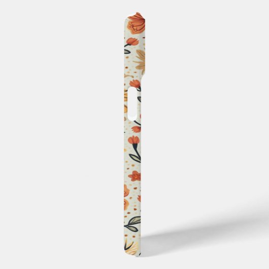 iPhone hoesje (bloem) (Achterkant / Rechts)