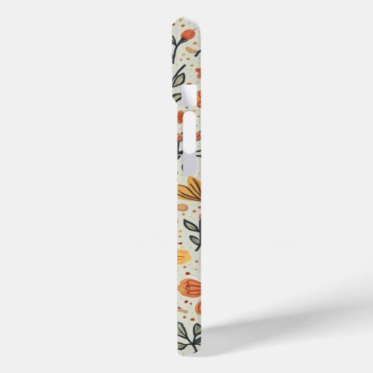 iPhone hoesje (bloem) (Achterkant / Links)