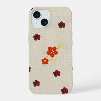 Iphone hoesje bloemen 15 case