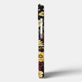 iPhone hoesje bloemen patroon (Achterkant / Links)