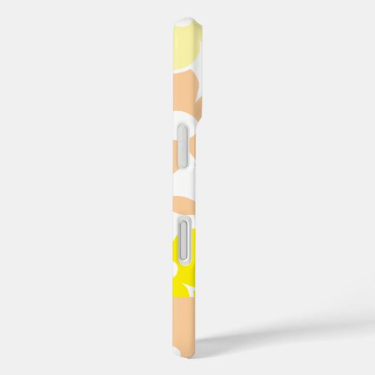 iPhone hoesje bloemmotief kleurrijk patroon esthet (Achterkant / Rechts)