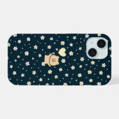 Iphone hoesje cute beer 15 case (Achterkant horizontaal)
