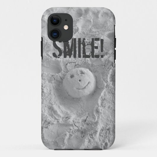 iPhone Hoesje Face in the Sand (Achterkant)