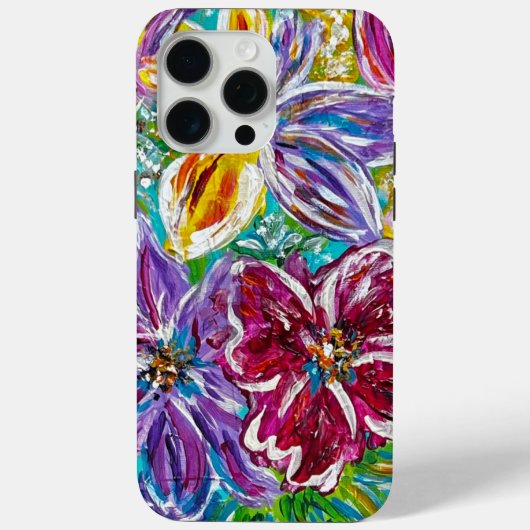 iPhone hoesje Floral (Achterkant)