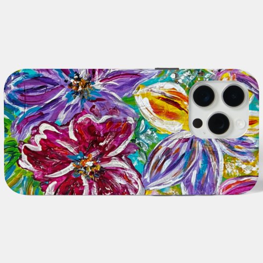 iPhone hoesje Floral (Achterkant (horizontaal))