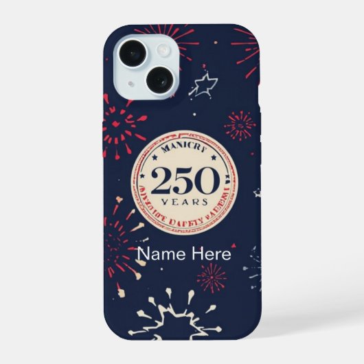 iPhone Hoesje - Gepersonaliseerde Naam Aangepast 2 15 Case (Achterkant)